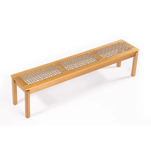 BANCO TRACO CUERDA RAMI 180x37x43CM JATOBA - Muebles para el exterior, Uruguay | Vinibel