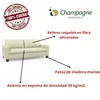 SOFA 100% CUERO - MODELO BLANC - 2 CUERPOS - MARRON en Marrón - Sillones y sofás, Uruguay | Champagne Home, vista 5 de 5