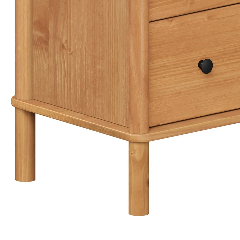 Comoda 6 Cajones Madera Natural-beige Curazao en Madera natural - Cómodas, Uruguay | Divino, vista 6