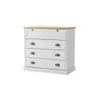 Cómoda 4 cajones - Línea Oslo - Blanco en Blanco - Cómodas, Uruguay | Ecowood, vista 4 de 4
