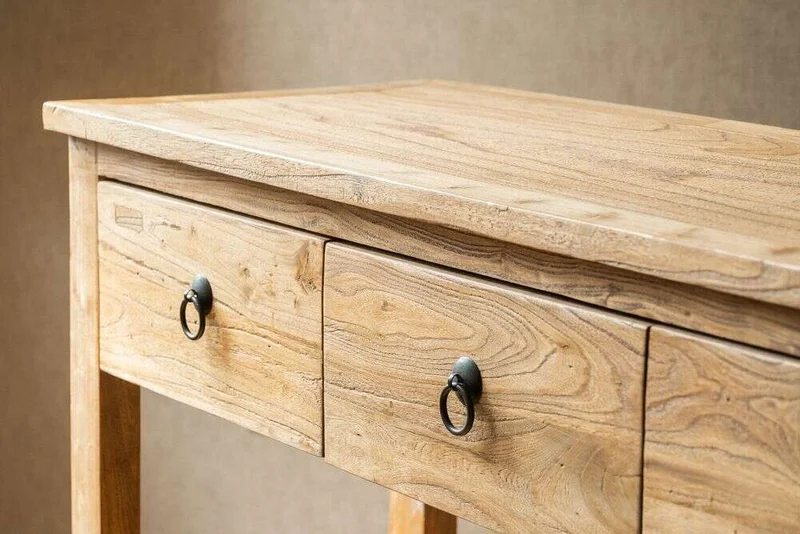 APARADOR / MESA DE ARRIMO OLMO - 1.20 MTS en Madera natural - Bibliotecas, Uruguay | La Iberica, vista 8
