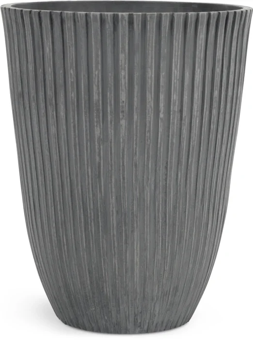 Maceta MYGGA Ø29xH36 gris en Gris - Muebles para el exterior, Uruguay | JYSK, vista 3