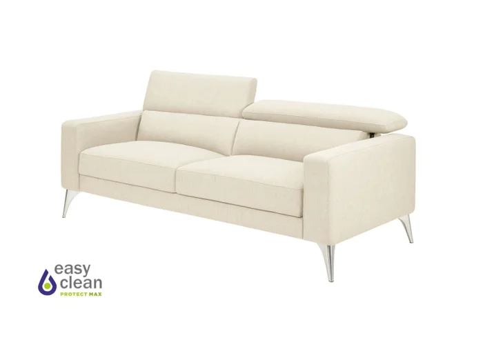 Sofá 3 cps MILO Easy Clean - Beige en Beige - Sillones y sofás, Uruguay | Finkel, vista 2