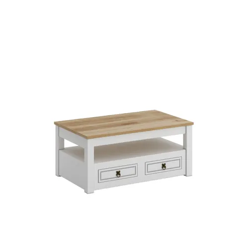 MESA DE CENTRO ARTICULADA BLANCA MEX040BLA en Multicolor - Mesas de living, Uruguay | Alfa Ventas