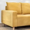 Sillón Londres 2 Cuerpos - Amarillo en Amarillo - Sillones y sofás, Uruguay | Aihaus, vista 3 de 4