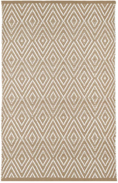 DIAMOND KHAKI/WHITE INTERIOR/EXTERIOR en Multicolor - Textiles, Uruguay | Sentido Jose Ignacio