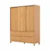 Ropero 3 Puertas - Madera Maciza - Square en Madera natural - Roperos y placares, Uruguay | Rústico Hogar, vista 1 de 5