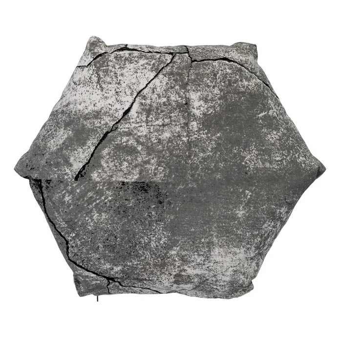 Cushion, Grey, Cotton - Textiles, Uruguay | Tutto Deco