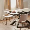 Silla Zahara beige y patas de acero con acabado negro en Beige - Sillas, Uruguay | Kavehome, vista 3 de 8