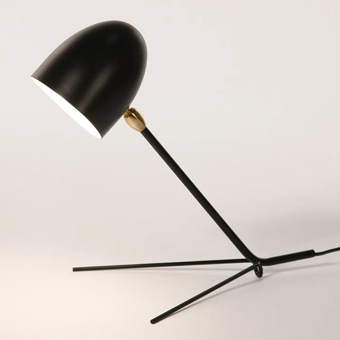 Cocotte Lamp | Serge Mouille, 1957 en Negro - Lámparas de mesa, Uruguay | Mad for Modern