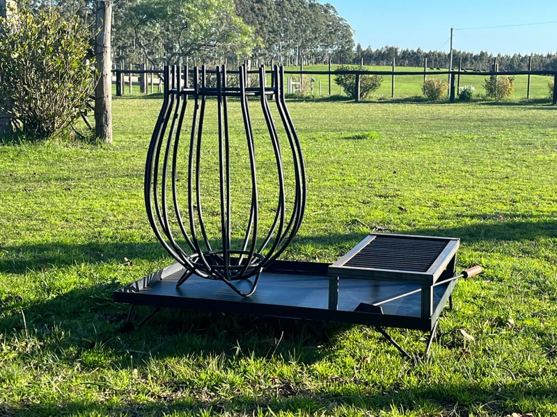 Quemador de Jardín Copa Chico con Base XL y Parrilla - Muebles para el exterior, Uruguay | Quemadores de Jardín, vista 3