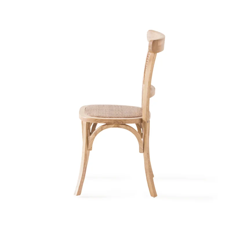 Silla Vienesa Sophie Madera de Olmo/Rattan Natural en Madera natural - Sillas, Uruguay | Berna home, vista 3