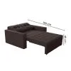 Sofa Cama 2 Plazas Abertura Frontal Ruedas Patas De Madera - Sillones y sofás, Uruguay | Soy Hogar, vista 3