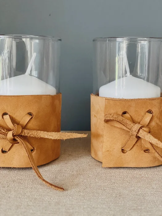 Velas lazo – Set x2 en Marrón - Decoración, Uruguay | Dreams On Time, vista 4