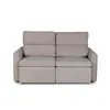 Sofá Santiago (Rebatible) - Tela Microfibra - 2 cuerpos - TC 1010 (Beige) en Gris - Sillones y sofás, Uruguay | NYR, vista 2 de 7
