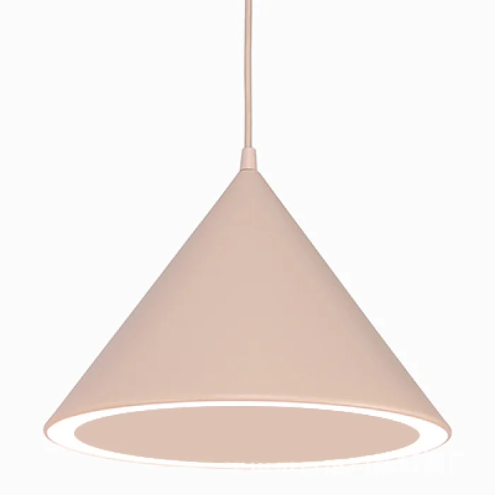 Luminaria Led integrada Cónica 32cm 18w - Rosa en Rosa - Lámparas colgantes, Uruguay | Iluminica, vista 2