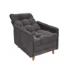 Poltrona reclinable Con Puff - Luxor - Gris en Gris - Sillones y sofás, Uruguay | Ecowood, vista 3 de 5