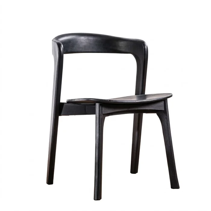 Silla De Comedor Berta Negra en Negro - Sillas, Uruguay | Berna home