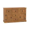 Aparador 5c+2p Línea Naturale - Roble en Madera natural - Aparadores y recibidores, Uruguay | La Cueva Muebles, vista 1 de 2