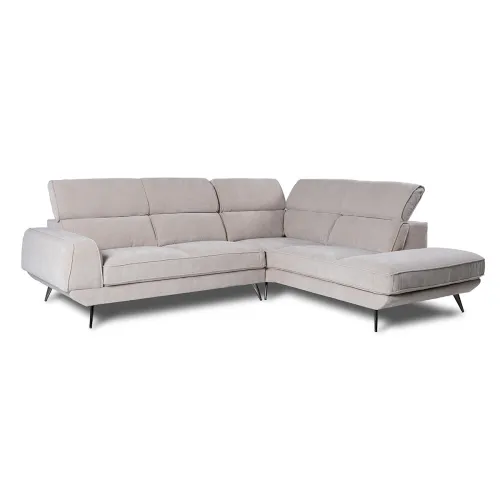 Rinconera Versatile - Tela Microfibra - Chaise Derecho - 6686-4 Beige en Beige - Sillones y sofás, Uruguay | NYR
