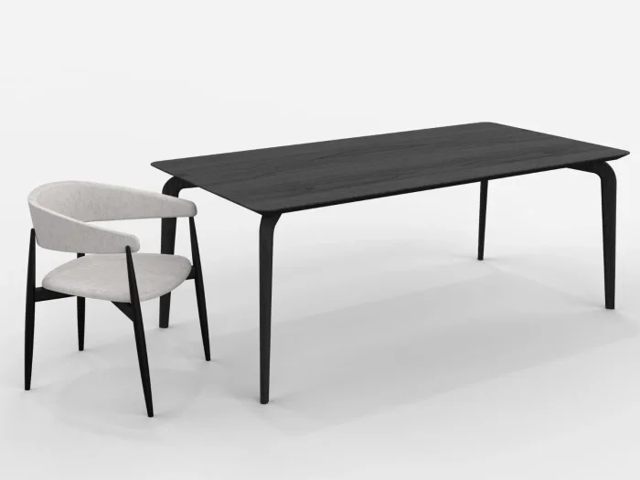 Mesa Dubai en freijo Dimensiones - Mesas de comedor, Uruguay | Arquetipo, vista 7