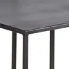 Masa Auxiliar De Living Metal-vidrio-y-madera Gris Silver Plata en Negro - Mesas de living, Uruguay | Divino, vista 5 de 5