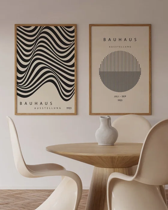 Bauhaus - Black 1923 en Multicolor - Láminas, Uruguay | La Cuadrería