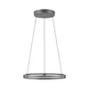 Colgante led anillo motorizado 44w 70cm a control remoto con varias funciones, Gris grafito en Gris - Lámparas colgantes, Uruguay | Iluminica, vista 1 de 5