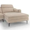 Rinconera Luke - Tela Microfibra - Chaise Derecho - 6686-4 Beige en Beige - Sillones y sofás, Uruguay | NYR, vista 7 de 8