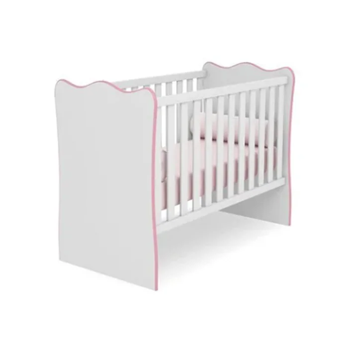 Cuna Dormitorio Infantil Bebe Blanco 011 en Blanco, Uruguay | Soy Hogar