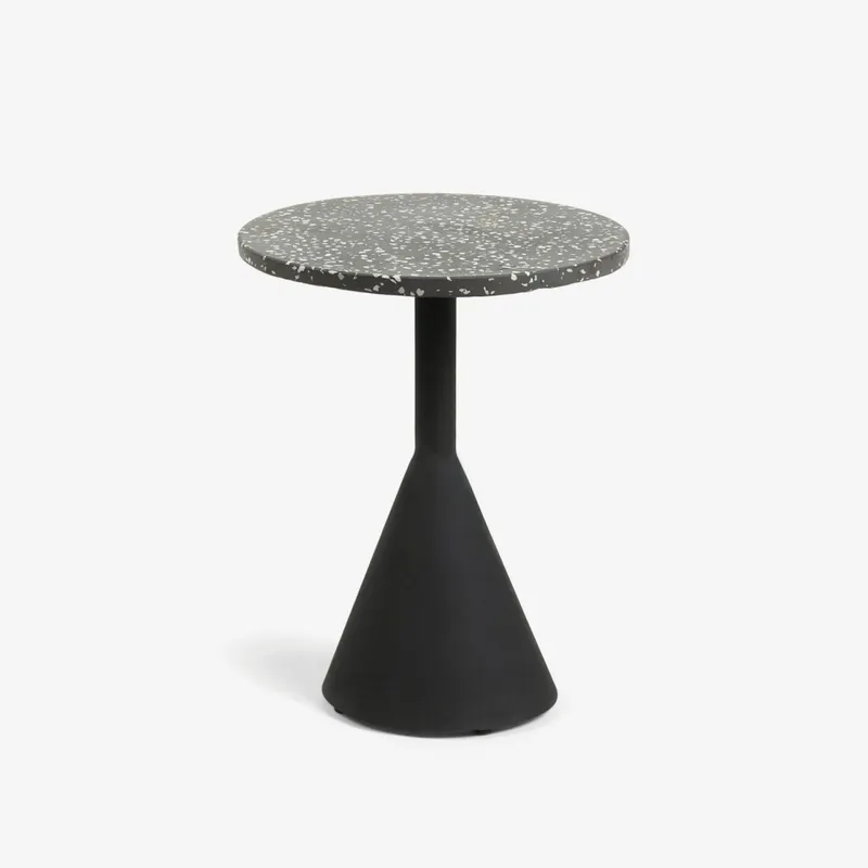 Mesa auxiliar Delano Ø 40 cm negro en Negro - Mesas de arrimo, Uruguay | Kavehome