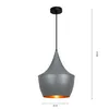 Luminaria Colgante Geisha 2 Gris ø 20 cm en Gris - Lámparas colgantes, Uruguay | Serlux, vista 5 de 6