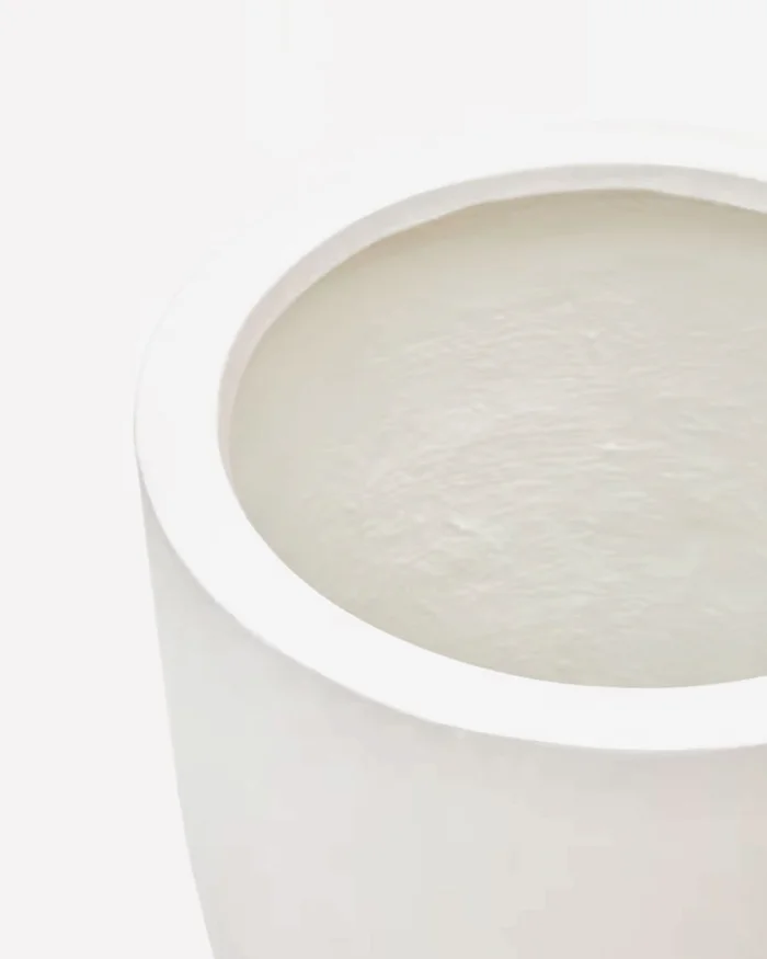 Macetero Aiguablava de cemento blanco Ø 39 cm en Blanco - Macetas, Uruguay | Kavehome, vista 2