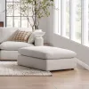 Puff tapizado Mike en Beige - Sillones y sofás, Uruguay | Pieza Clave, vista 2 de 2
