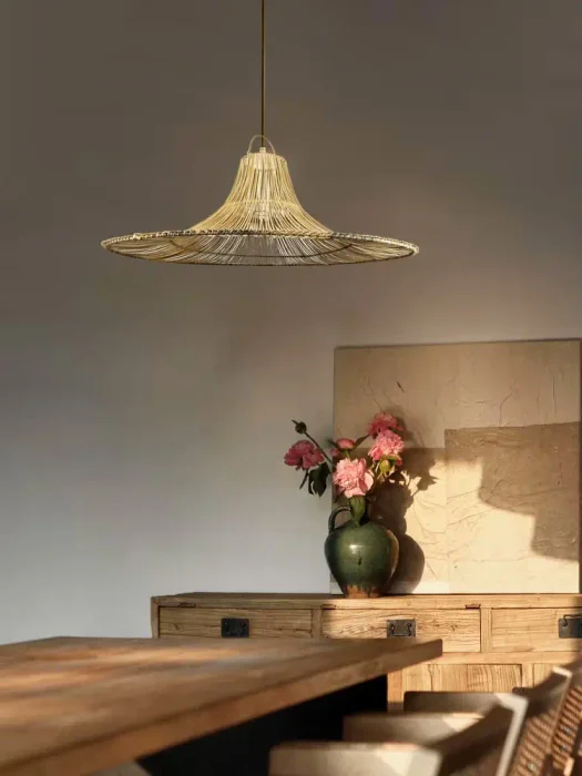 LÁMPARA TECHO SURAT en Madera natural - Lámparas colgantes, Uruguay | HomeTouch, vista 2