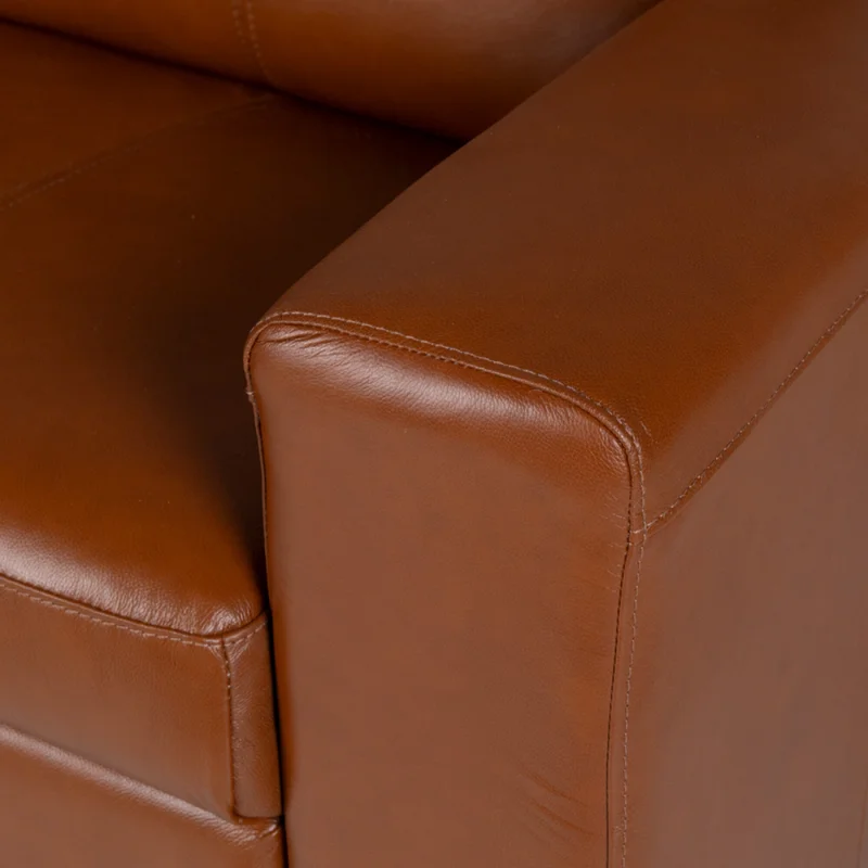 Rinconera Royale - Cuero Básico - Chaise Izquierdo - 457 (Brandy) en Blanco - Sillones y sofás, Uruguay | Nyr, vista 4