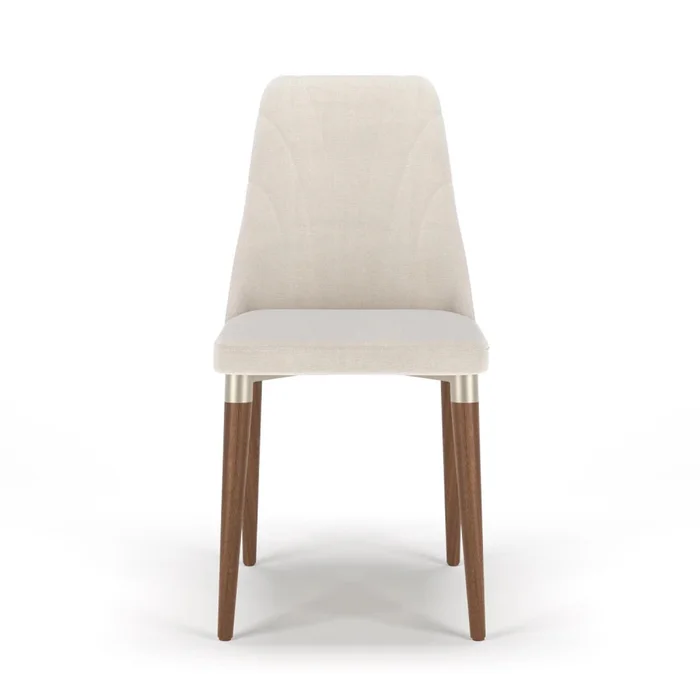 Silla De Comedor Mdf-y-madera Natural-beige Loren en Beige - Sillas, Uruguay | Divino, vista 4