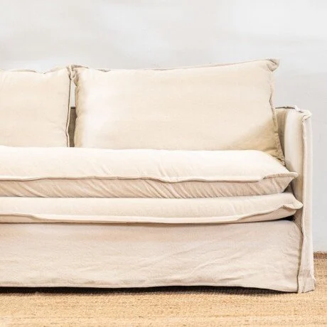 Sillón Manu 3 Cuerpos - Beige en Beige - Sillones y sofás, Uruguay | Berna Home, vista 3