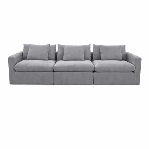 Sofá Río, 4 Cuerpos - Gris en Gris - Sillones y sofás, Uruguay | Indian