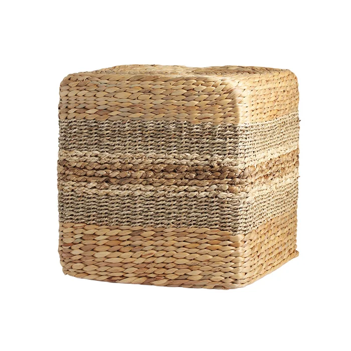 Taburete Jeros Rattan Natural-beige Ls-0017 Natural en Madera natural - Textiles, Uruguay | Divino, vista 2