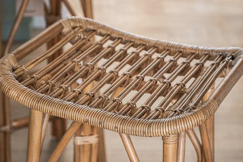 BANCO DE BAR - RATTAN - SIKA DESIGN - Sillas, Uruguay | La Iberica, vista 5
