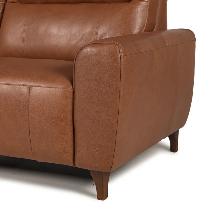 Sofá Tahití - Cuero Advanced - 3 cuerpos - Maverick Telha (Preventa) en Marrón - Sillones y sofás, Uruguay | Nyr, vista 5