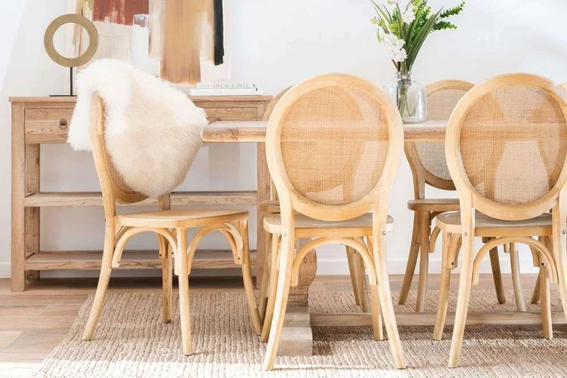 MESA COMEDOR DE OLMO ISABEL - 2.00 X 1.00 MTS en Madera natural - Mesas de comedor, Uruguay | La Iberica, vista 24