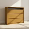 Cómoda Cajonera 3 Cajones Mdf Natural-beige South en Beige - Cómodas, Uruguay | Divino, vista 1 de 3