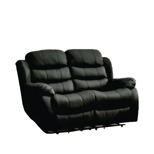 Sillon 2 Cuerpos Sofa Reclinable En Pu Living Beverly en Negro - Sillones y sofás, Uruguay | Soy Hogar