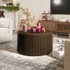 MESA DE CENTRO 3D MARRÓN CIRCULAR - Mesas de comedor, Uruguay | Viasono, vista 1 de 5