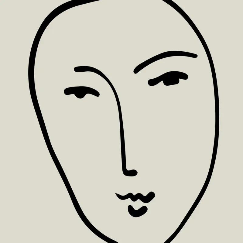 Rostro en Gris - Láminas, Uruguay | Mara Estudio