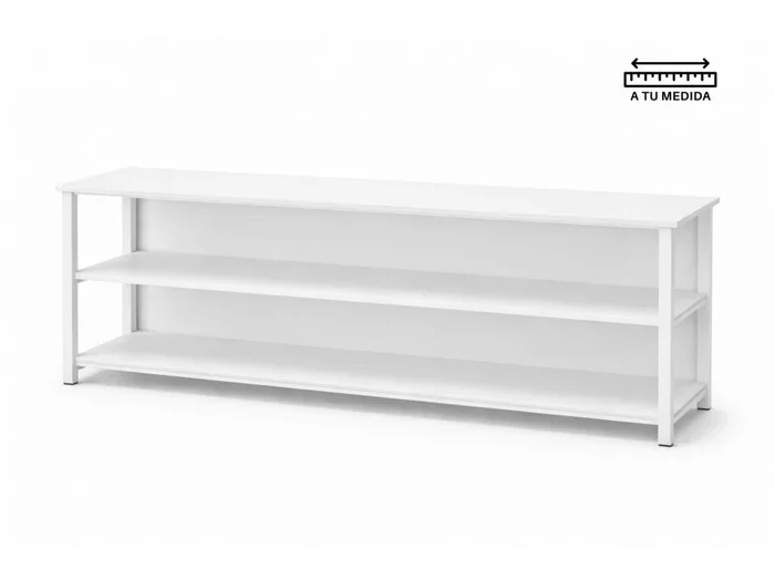 Rack WHITE 2.10m en Blanco - Muebles para TV, Uruguay | Finkel
