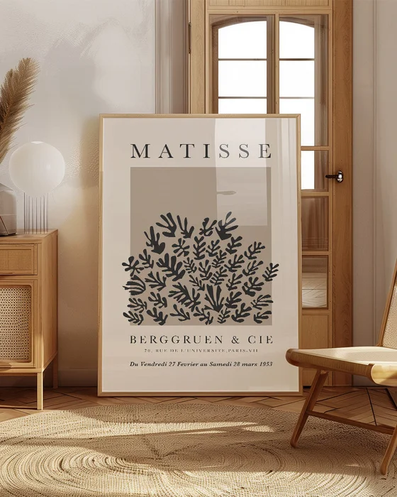 Matisse - Black & beige N.02 en Beige - Láminas, Uruguay | La Cuadrería, vista 2