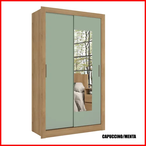 Placard puertas corredizas con espejo – City en Verde - Roperos y placares, Uruguay | Punto Unión
